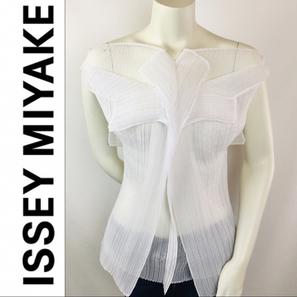 Issey Miyake Tops - *JUST REDUCED* Issey Miyake | Pleated Shear Blouse